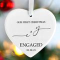 Custom First Christmas Married Ornament, Mr Mrs Ornament, Personalized Wedding Gift CY05-11 - Kindlytoys