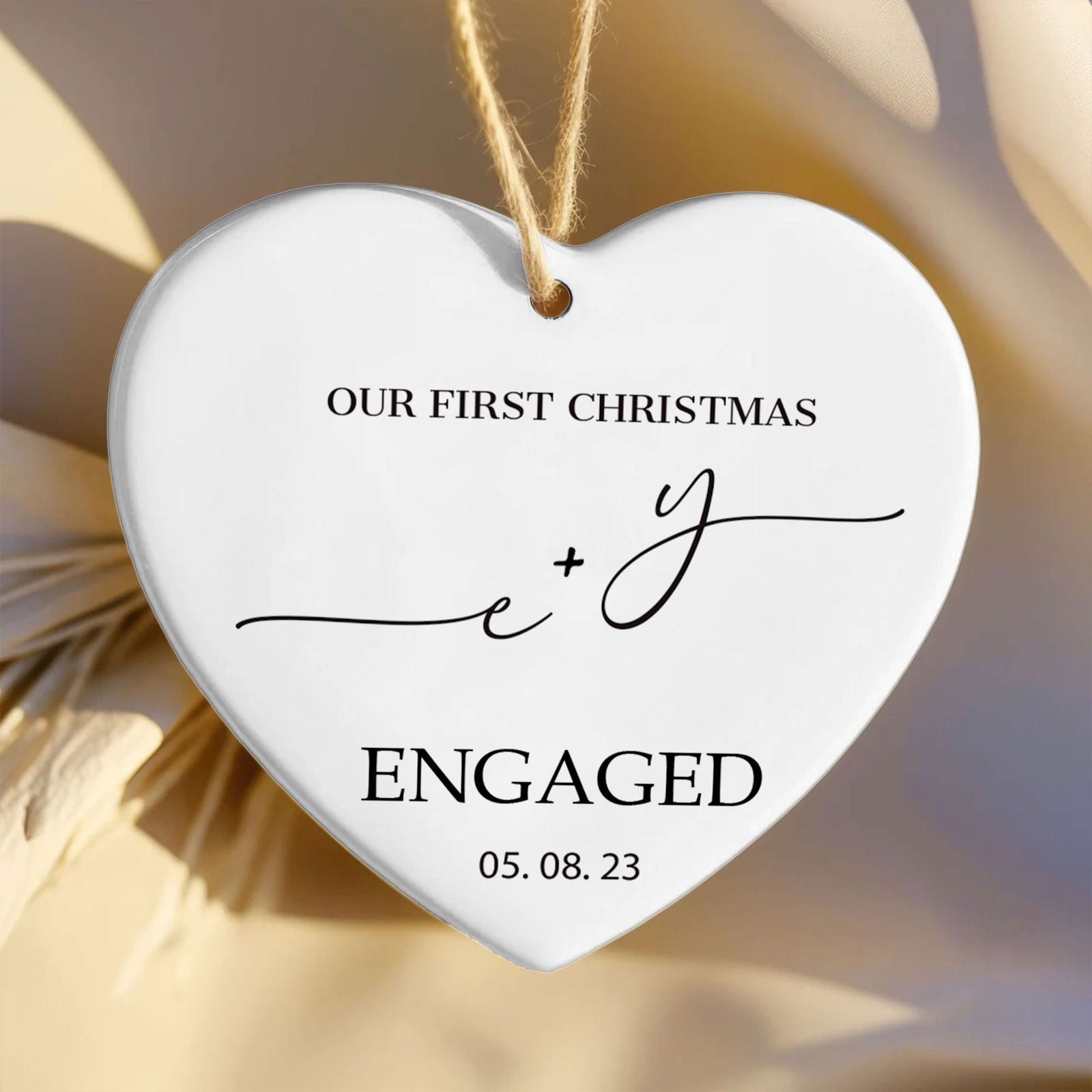 Custom First Christmas Married Ornament, Mr Mrs Ornament, Personalized Wedding Gift CY05-11 - Kindlytoys