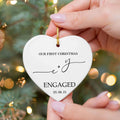 Custom First Christmas Married Ornament, Mr Mrs Ornament, Personalized Wedding Gift CY05-11 - Kindlytoys