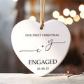 Custom First Christmas Married Ornament, Mr Mrs Ornament, Personalized Wedding Gift CY05-11 - Kindlytoys