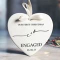 Custom First Christmas Married Ornament, Mr Mrs Ornament, Personalized Wedding Gift CY05-11 - Kindlytoys