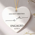 Custom First Christmas Married Ornament, Mr Mrs Ornament, Personalized Wedding Gift CY05-11 - Kindlytoys