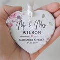 Custom First Christmas Married Ornament, Mr Mrs Ornament, Personalized Wedding Gift CY05-12 - Kindlytoys