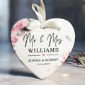 Custom First Christmas Married Ornament, Mr Mrs Ornament, Personalized Wedding Gift CY05-12 - Kindlytoys