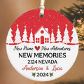 Custom House Address Christmas Ornament, Custom New House Gift Ideas CX01-10 - Kindlytoys