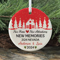Custom House Address Christmas Ornament, Custom New House Gift Ideas CX01-10 - Kindlytoys