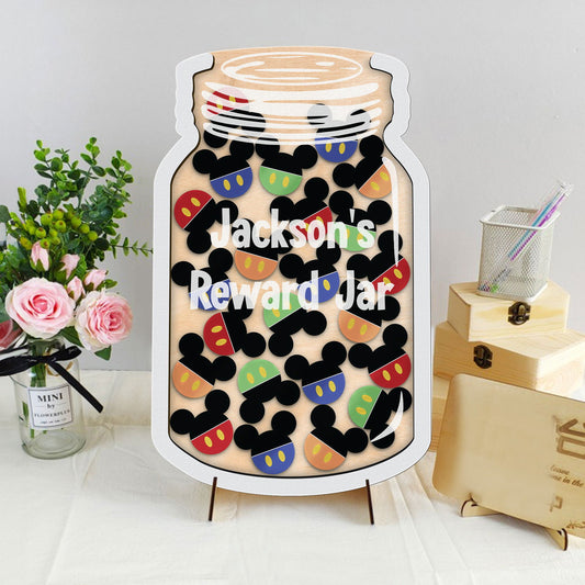 Custom Magnetic Reward Jar Classroom Behavior, Personalized Mouse Tokens Reward Jar, Classroom Decor Teacher Gifts, Kids Reward System PY20 - Kindlytoys