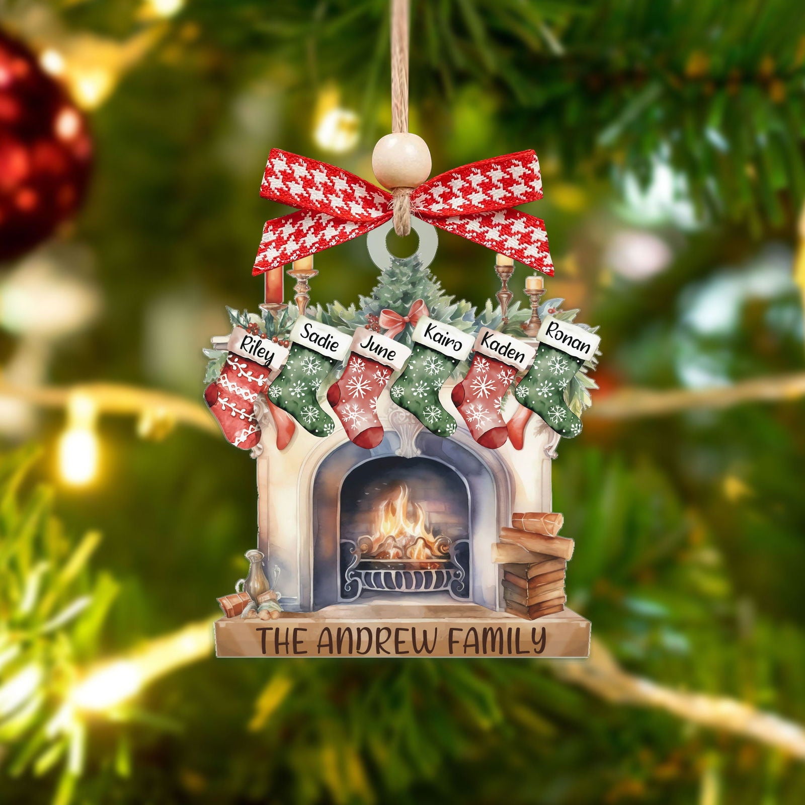 Personalized Family Christmas Ornaments With Pets Names Dog Mum