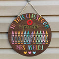 Custom Teacher Door Sign For Classroom DT13 - Kindlytoys