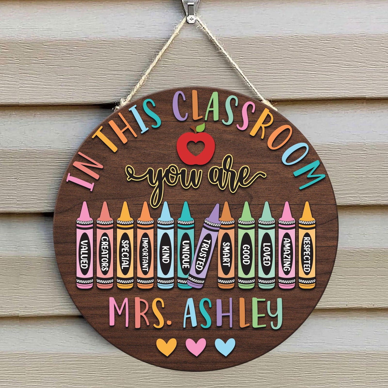 Custom Teacher Door Sign For Classroom DT13 - Kindlytoys