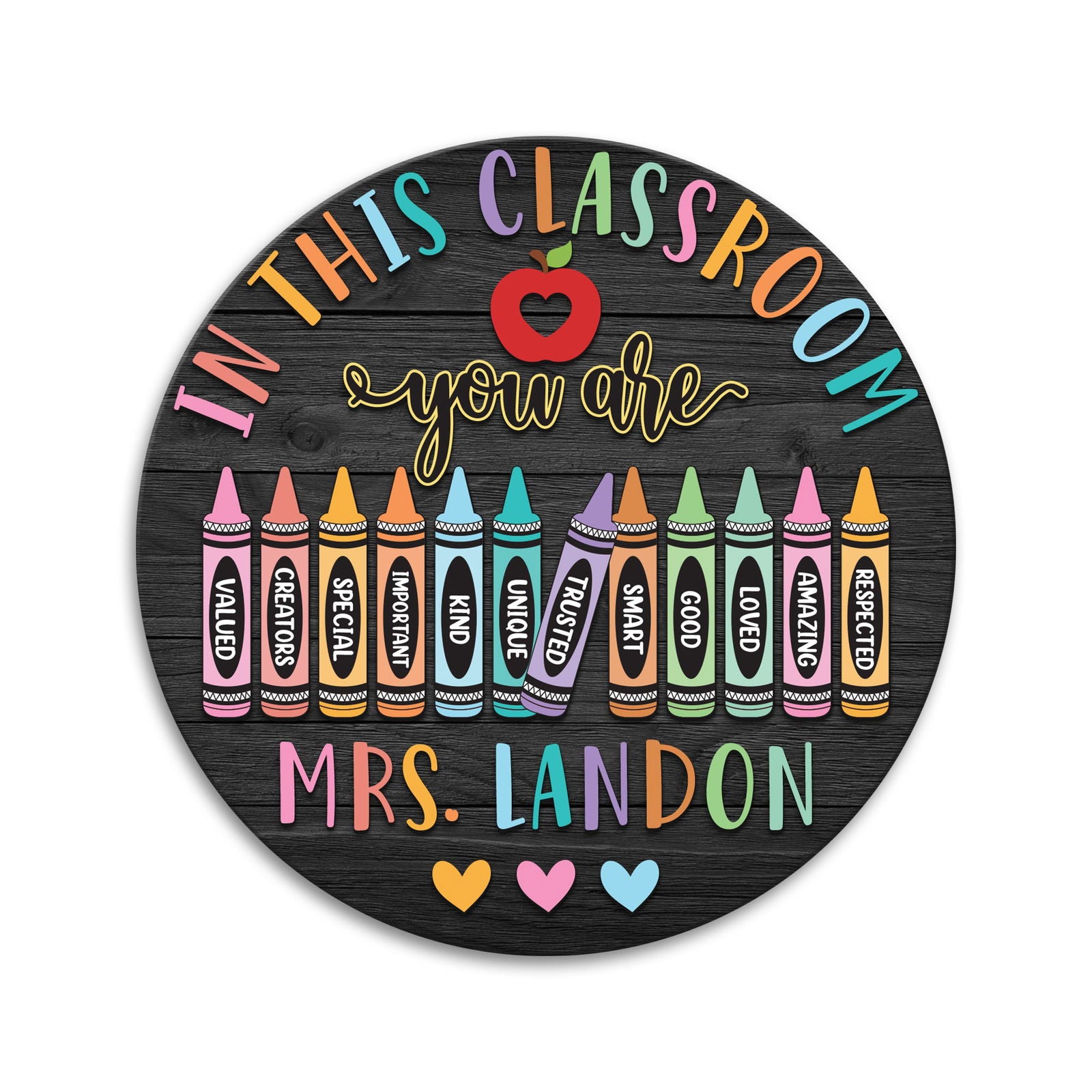Custom Teacher Door Sign For Classroom DT13 - Kindlytoys