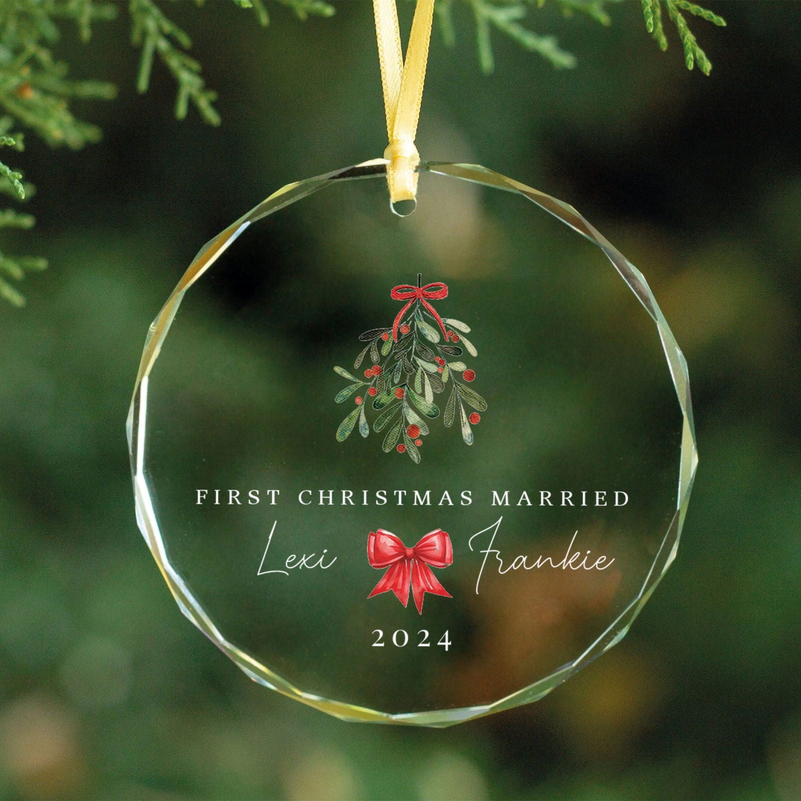 Custom Wedding Christmas Ornament, Custom Location Map Wedding Ornament, Married Ornament, Wedding Ornament, Personalized Ornament Wedding GX05-16 - Kindlytoys
