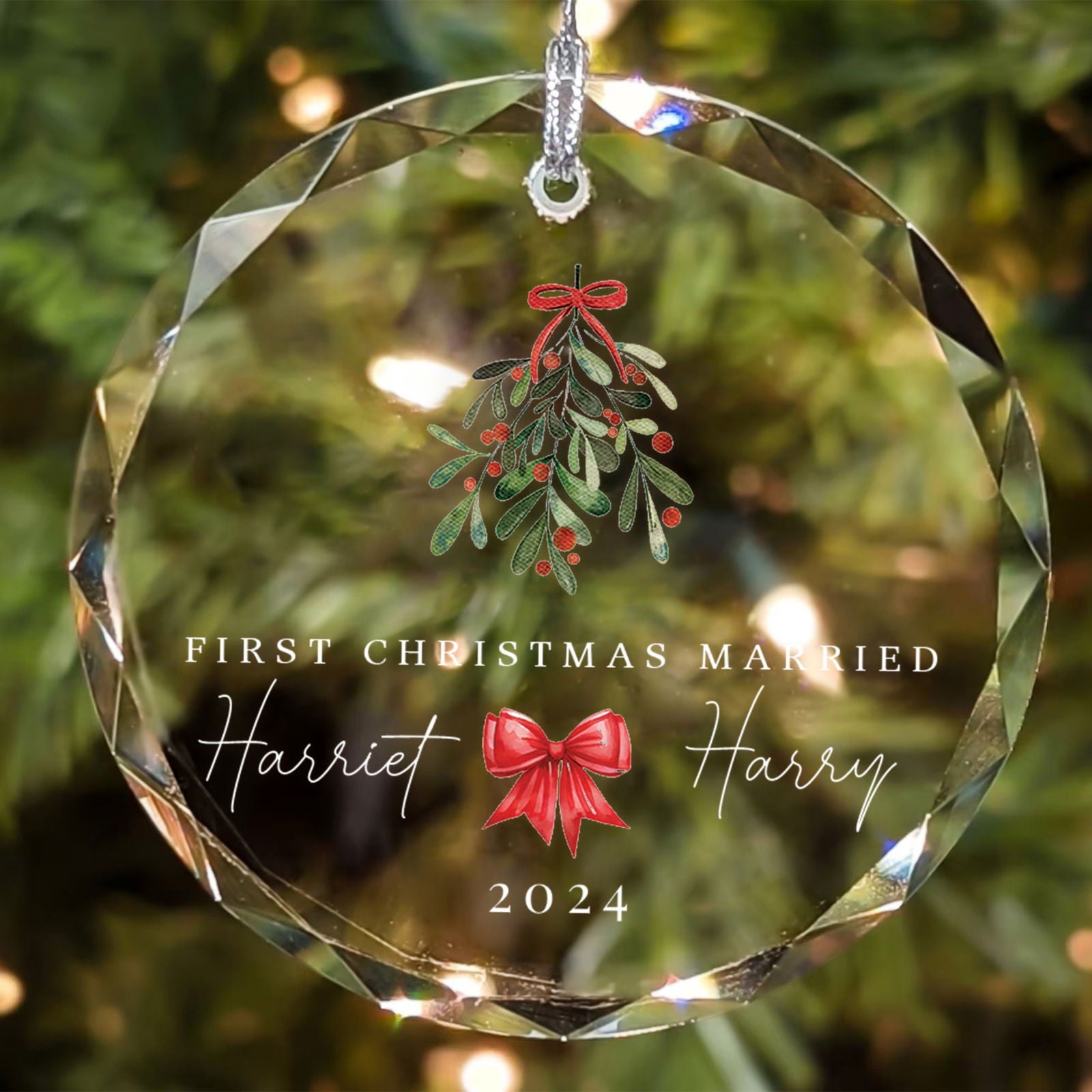 Custom Wedding Christmas Ornament, Custom Location Map Wedding Ornament, Married Ornament, Wedding Ornament, Personalized Ornament Wedding GX05-16 - Kindlytoys