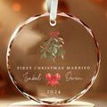 Custom Wedding Christmas Ornament, Custom Location Map Wedding Ornament, Married Ornament, Wedding Ornament, Personalized Ornament Wedding GX05-16 - Kindlytoys