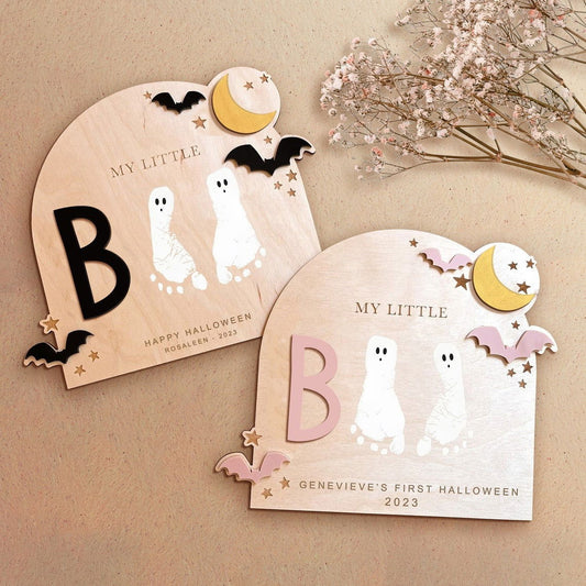 DIY Halloween Footprint Art, Baby's First Halloween Keepsake FT02 - Kindlytoys