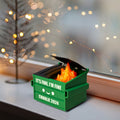 Dumpster Fire Ornament LED Flickering, 2024 Funny Christmas Ornament, Personalized Xmas Decoration, Everything is Fine, Funny Christmas Gifts - Kindlytoys