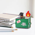 Dumpster Fire Pen Holder, Funny Desk Accessory, Custom Pencil Holder DIY Wood Pencil Holder, Dumpster Fire Holder, Gift For Coworker, Funny Gift For Colleagues DP11 - Kindlytoys