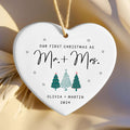 Engagement Ornament Gift For Couple, Newlywed Gift, Wedding Christmas Ornaments, Anniversary Gift For Husband Wife CY06-06 - Kindlytoys
