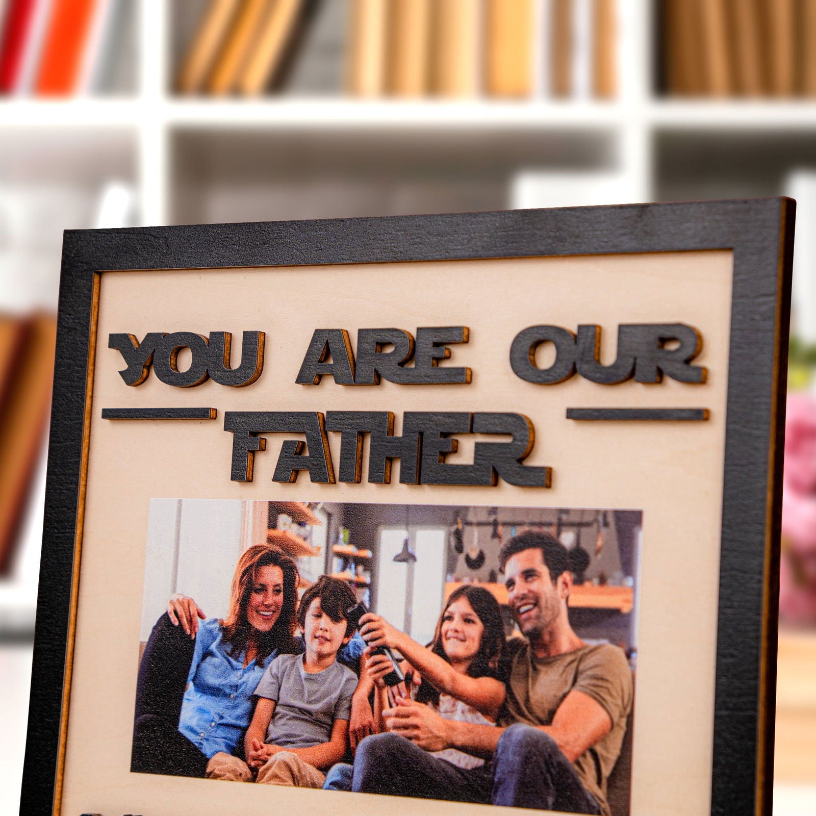 Fathers Day Gift With Photo Wooden Sign, I Am Their Father Wooden Sign, Gift ideas for dad, Presents for dad IA02 - Kindlytoys
