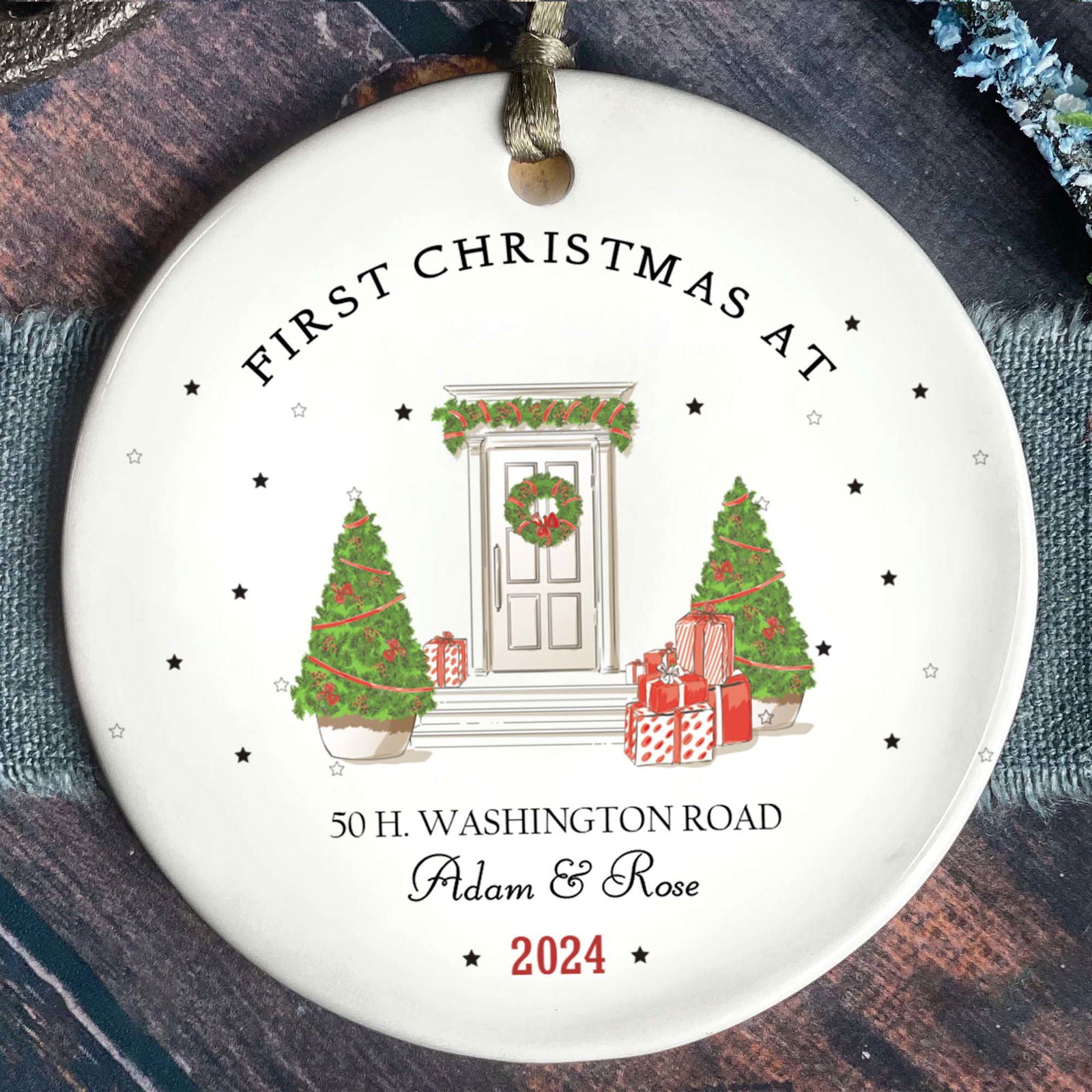 First Christmas In Our New Home Ornament, New Home Gift, New Home Tree Decoration, New Home Bauble, New Home Gifts CX06-5 - Kindlytoys