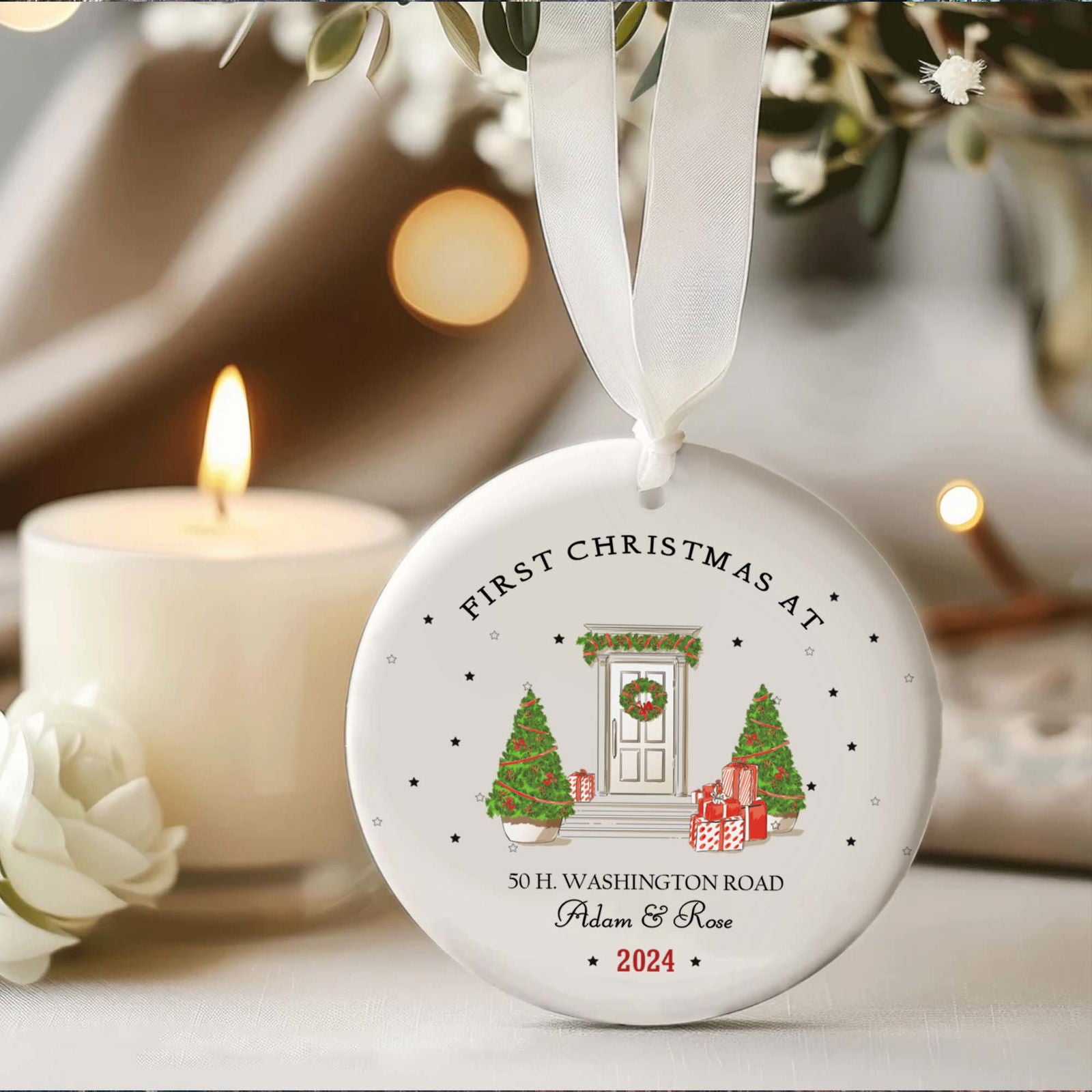 First Christmas In Our New Home Ornament, New Home Gift, New Home Tree Decoration, New Home Bauble, New Home Gifts CX06-5 - Kindlytoys