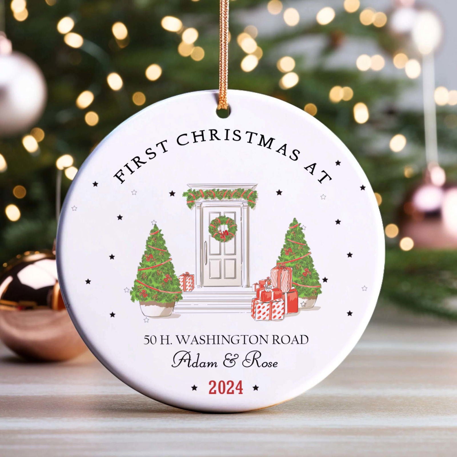 First Christmas In Our New Home Ornament, New Home Gift, New Home Tree Decoration, New Home Bauble, New Home Gifts CX06-5 - Kindlytoys