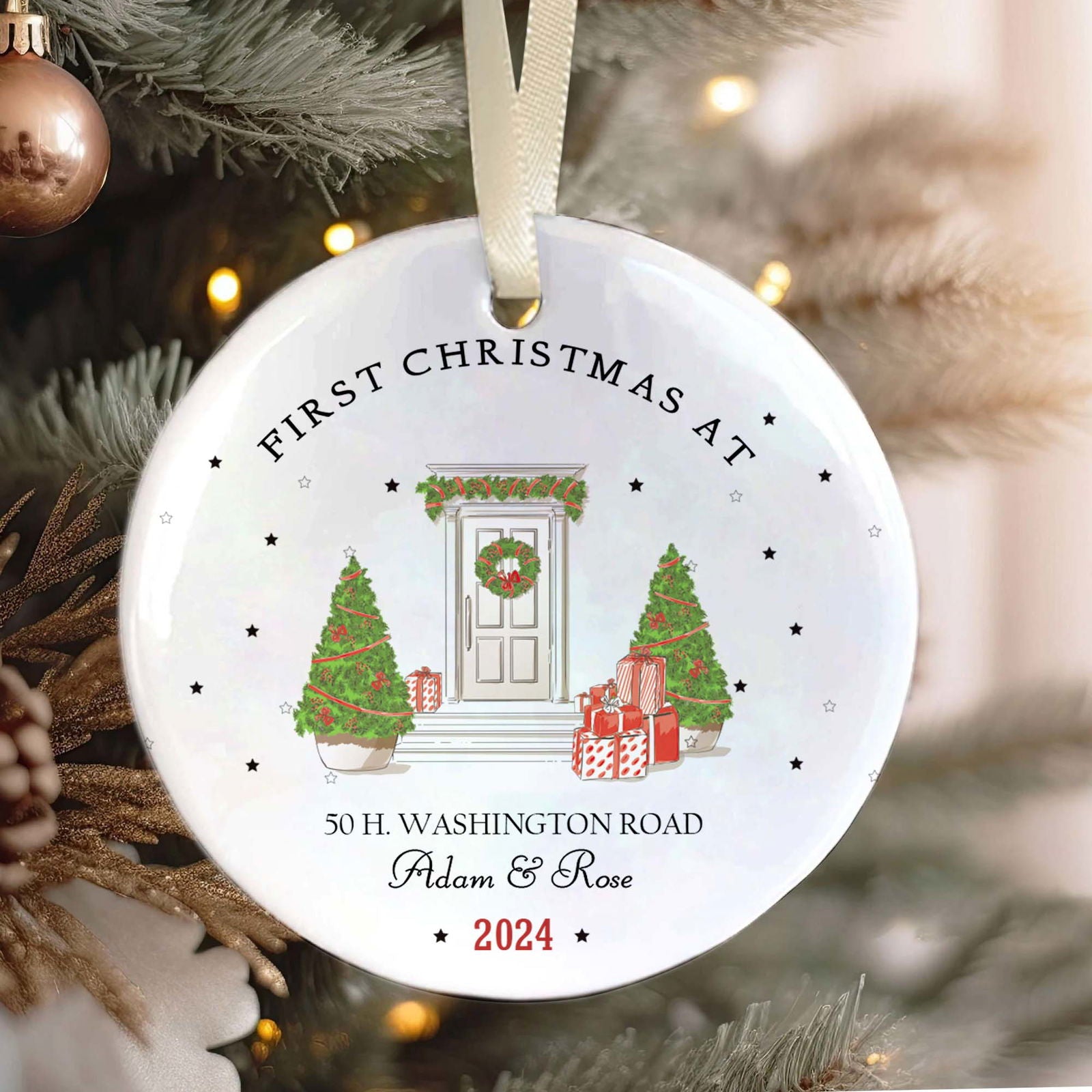 First Christmas In Our New Home Ornament, New Home Gift, New Home Tree Decoration, New Home Bauble, New Home Gifts CX06-5 - Kindlytoys