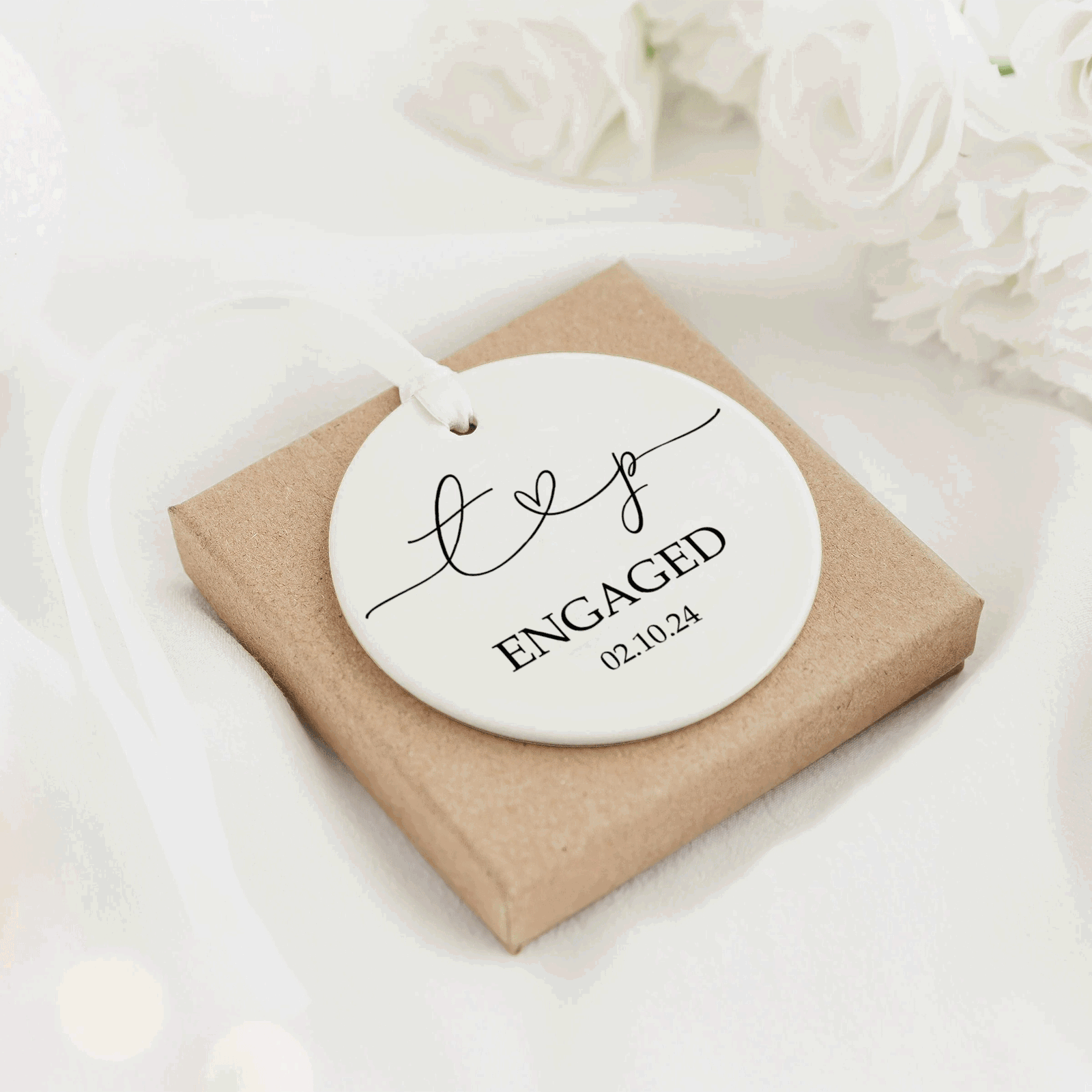 First Christmas Married Ornament, Mr Mrs Ornament, Personalized Wedding Gift, Newlywed Christmas Gift, Our First Christmas Ornament CX05-28 - Kindlytoys