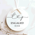 First Christmas Married Ornament, Mr Mrs Ornament, Personalized Wedding Gift, Newlywed Christmas Gift, Our First Christmas Ornament CX05-28 - Kindlytoys