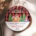 Housewarming Gifts for New House Ornament, Personalized New Home Ornament, Custom House Address Christmas Ornament, Personalized First Christmas in Our New Home Ornament, Custom New House Gift Ideas, Couples New Home Ornament CX01-20 - Kindlytoys
