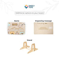 Large Busy Board - Montessori Wall Sensory Toy for Toddlers, Ideal 1st Birthday & Christmas Gift | KindlyToys BB13 - Kindlytoys