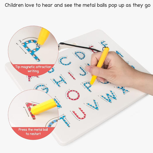 Double Sided Magnetic Letter Board - Perfect Gift for 3 Year Olds
