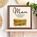 Mom Puzzle Piece Sign, gifts for mothers, unique gifts for mom, You Are The Piece That Holds Us Together MS08 - Kindlytoys