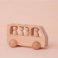 Montessori Wooden School Bus, Wooden Montessori Toys KL10 - Kindlytoys