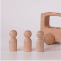 Montessori Wooden School Bus, Wooden Montessori Toys KL10 - Kindlytoys