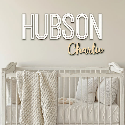 Customized Name Sign Baby Room Decor, Personalized Wooden Name Sign, Baby Nursery Name Sign Wood Signs, Custom Name Sign NA21