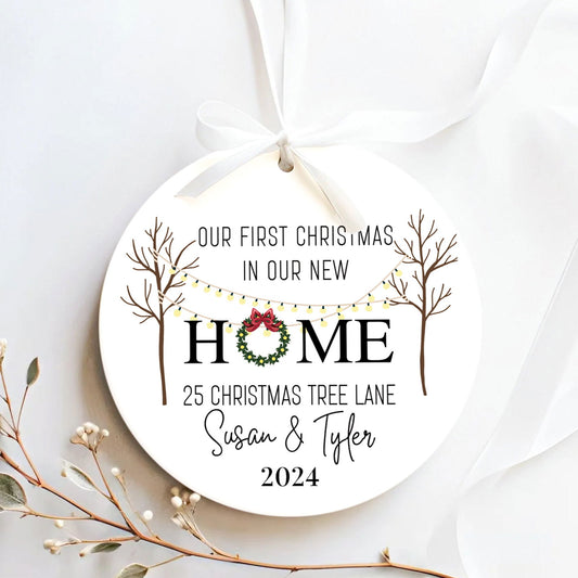 New House New Beginning 2024, New Home Gifts for Home, New Home Ornament 2024, House Warming Ornament Gifts, New Home Owners Gift Idea CX03-8 - Kindlytoys