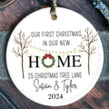 New House New Beginning 2024, New Home Gifts for Home, New Home Ornament 2024, House Warming Ornament Gifts, New Home Owners Gift Idea CX03-8 - Kindlytoys