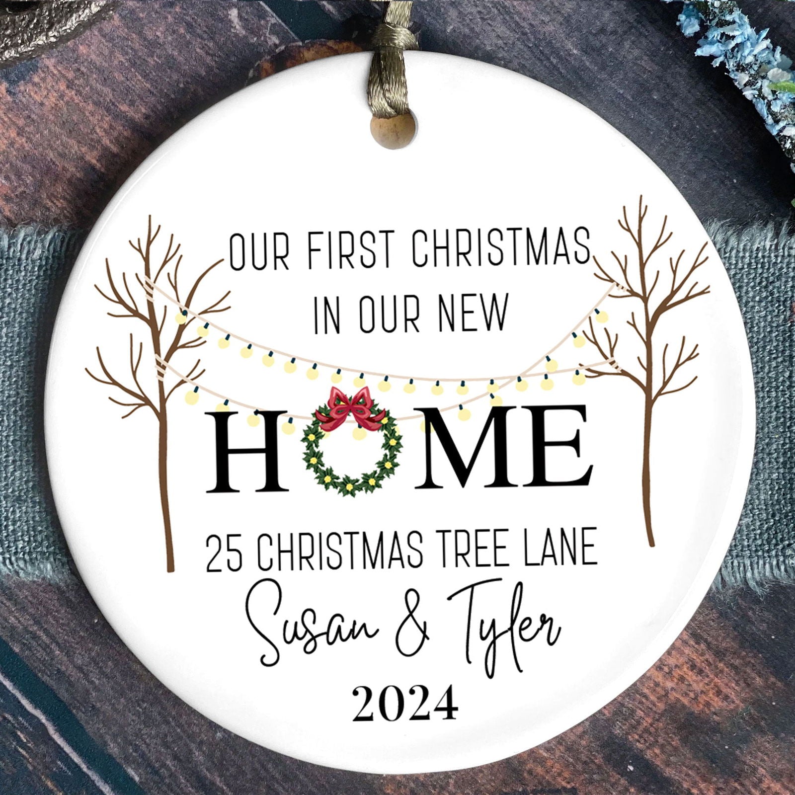 New House New Beginning 2024, New Home Gifts for Home, New Home Ornament 2024, House Warming Ornament Gifts, New Home Owners Gift Idea CX03-8 - Kindlytoys