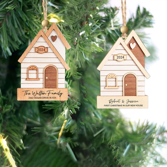 Our First Home Christmas Ornament, New Home Custom Home Ornament CF43 - Kindlytoys