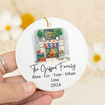 Personalized Family Christmas Ornament CX02-34