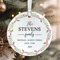 Personalized Family Christmas Ornament