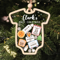 Personalized Baby 1st Christmas Ornament, Baby's First Christmas Ornament 2024 CF143 - Kindlytoys