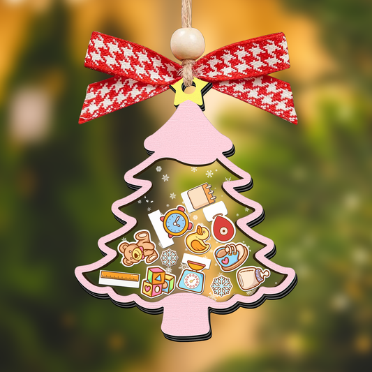 Personalized Baby 1st Shaker Christmas Ornament, New Shaker Baby Ornament CF205 - Kindlytoys
