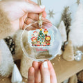 Personalized Baby's First Christmas Glass Ornament, Personalized Woodland Creatures, Baby Deer Ornament, Holiday Keepsake Ornament, New Baby Gift, 2024 Custom Baby Ornament GX02-20 - Kindlytoys
