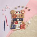 Personalized Bear Busy Board Infant - Wooden Montessori Toys | KindlyToys BB62 - Kindlytoys