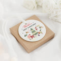Personalized Ceramic Baby Christmas Ornament, Customized First Christmas Baby Ornament Gift, Holiday Keepsake Ornament, Santa Clause Ornament, Gift For Baby CX02-62 - Kindlytoys
