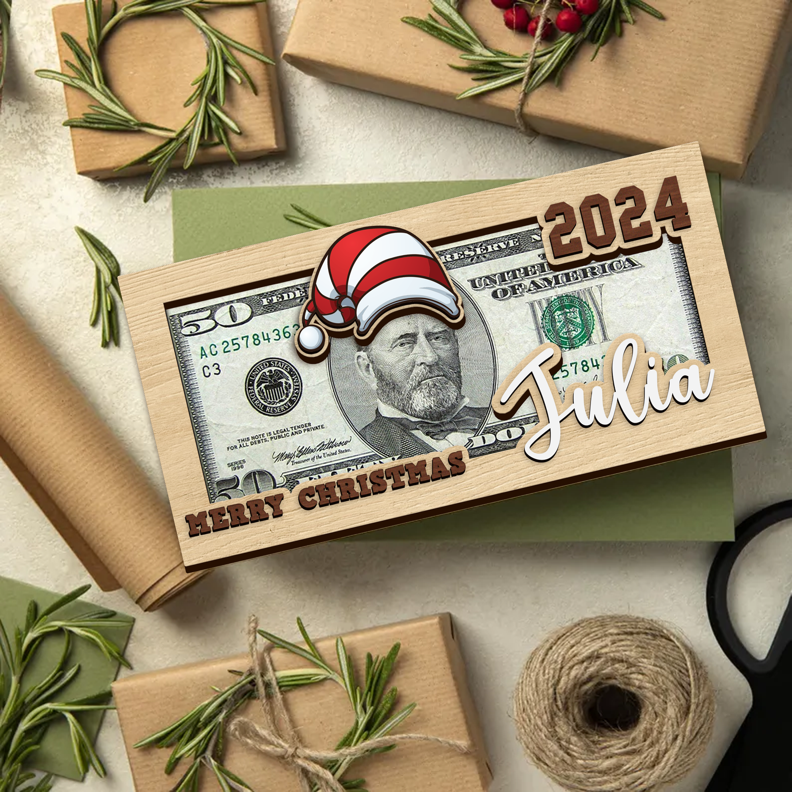 dollar tree christmas money holders Personalized Christmas Money Holders, Christmas Party Cash Holder Gift