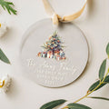 Personalized Family Christmas Ornament 2024 – Custom Family & Pet Ornament AV03-11 - Kindlytoys