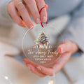 Personalized Family Christmas Ornament 2024 – Custom Family & Pet Ornament AV03-11 - Kindlytoys